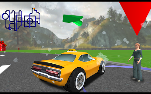 3D Santa Taxi Drive Screenshots 4