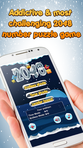 Christmas 2048 Number Game