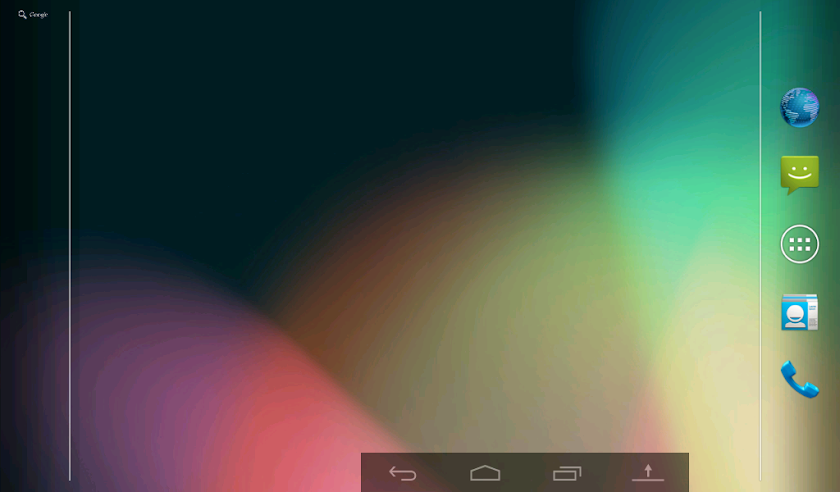 Hide System Bar(Full Screen) Screen 3