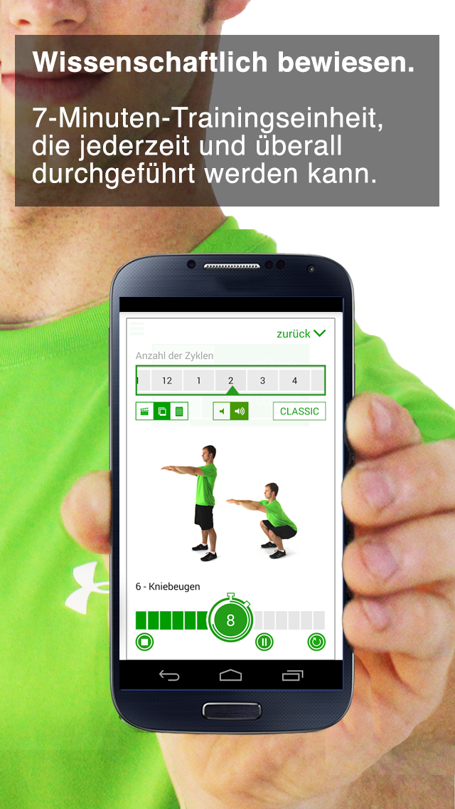 Android application 7 Minute Workout Challenge screenshort