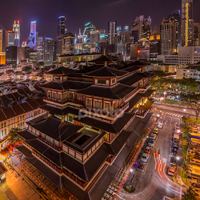 Buddha Tooth Relic Temple and Museum by Senthil Damodaran - City,  Street & Park Street Scenes