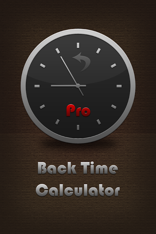 Android application BackTime Calculator Pro™ screenshort