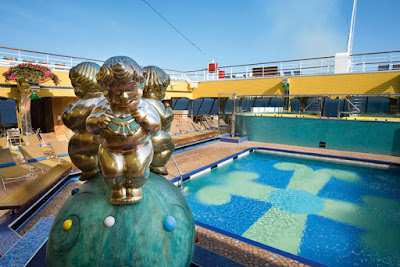 Costa Serena has four swimming pools, two with retractable covers.