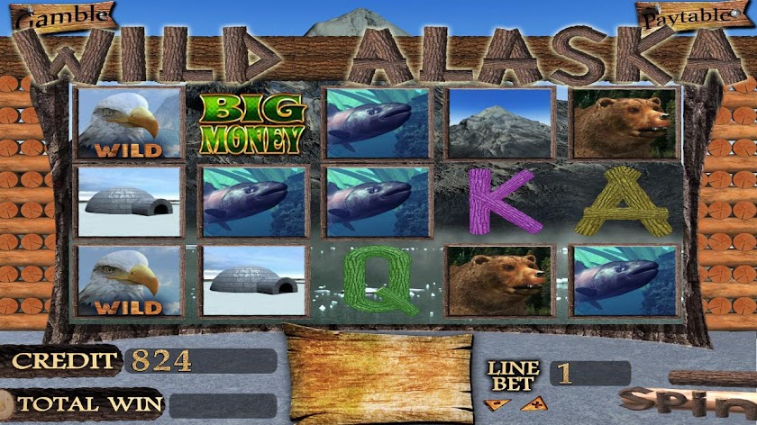 WILD ALASKA SLOT MACHINE Screen 1