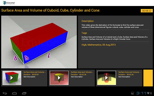 Surface area Volume of Cuboid