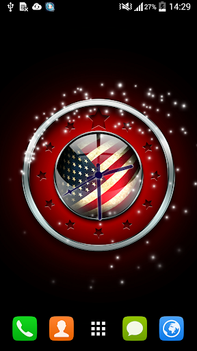 American Clock Live Wallpaper