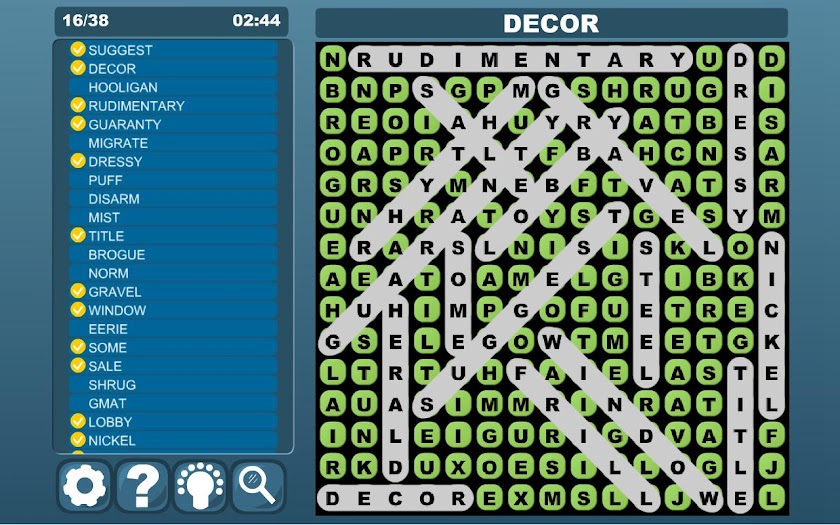Word Search Tablet Screen 2