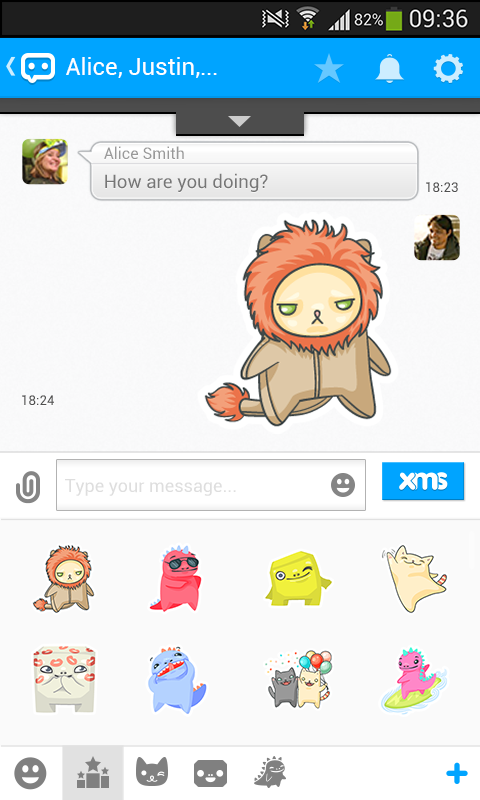 eBuddy XMS - screenshot