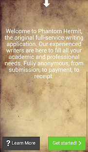 Free Phantom Hermit Writing Service APK for PC
