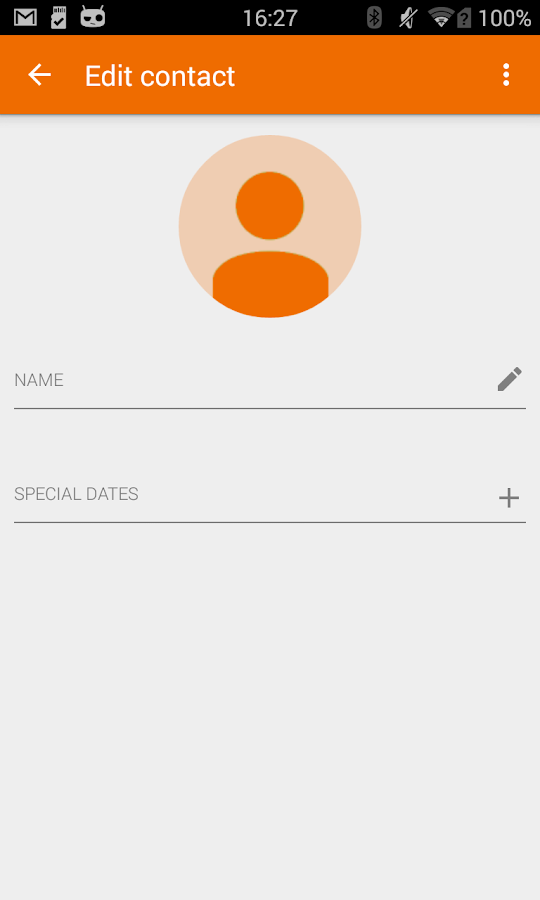 Birthdays Notifier - screenshot