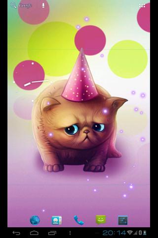 Birthday Kitty Live wallpaper