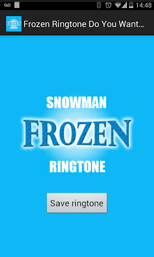 Frozen Ringtone - Snowman