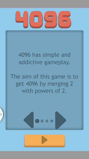 4096 - Number puzzle game