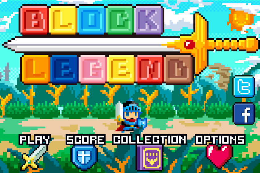 Block Legend Screen 1