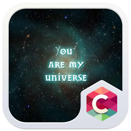 You Are My Universe Theme 個人化 App LOGO-APP開箱王