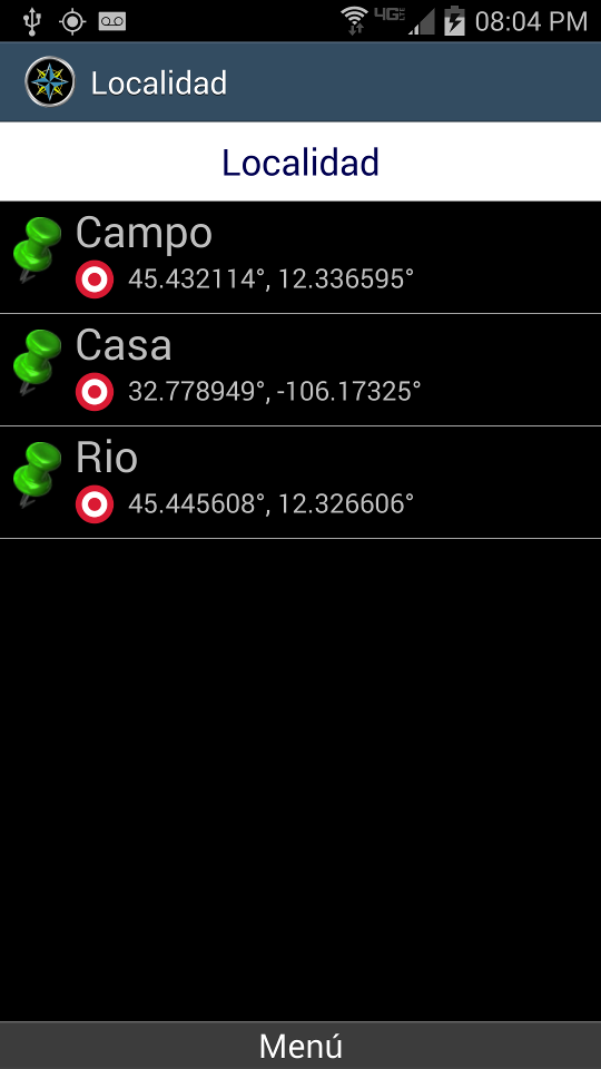 Polaris Navegación GPS Screen 3