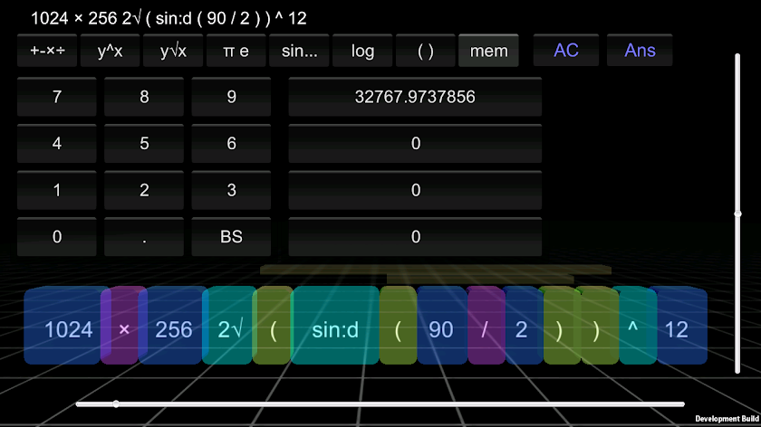 わかりやすい関数計算機　VisCalc Screen 2