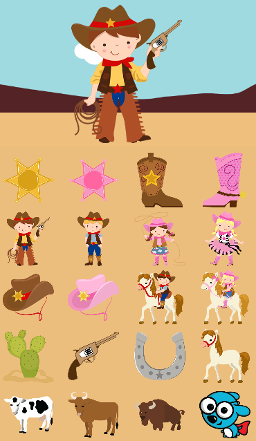 Android application Toddler Cowboy screenshort