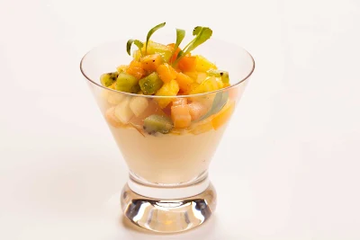 A dish prepared in Celebrity Cruises's Main Restaurant.