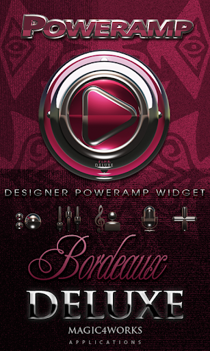 【免費生活App】Poweramp Widget Bordeaux-APP點子