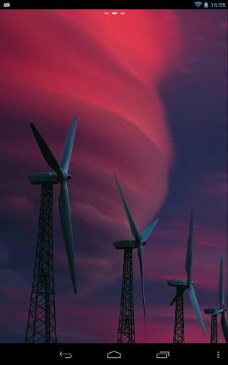 【免費個人化App】Red Windmill Live Wallpaper-APP點子