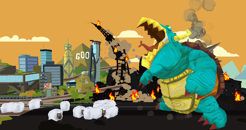 Monster vs Sheep Screen 2