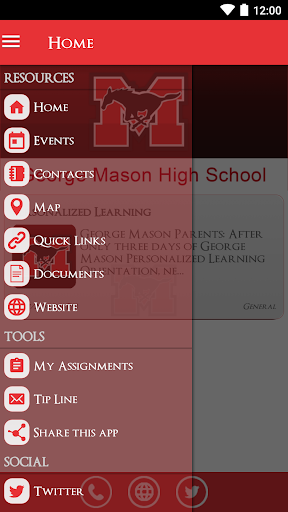 【免費教育App】George Mason High School-APP點子