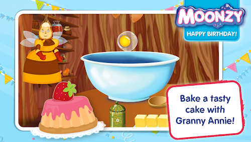 Android application Moonzy. Happy Birthday! screenshort
