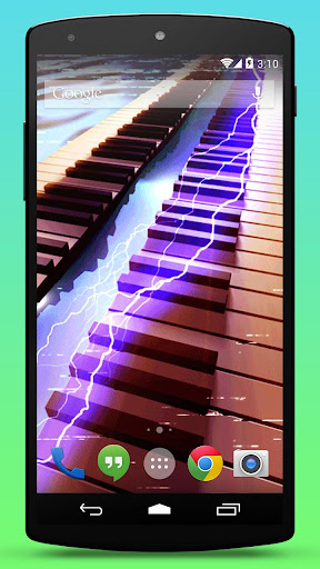 Lightning Piano Live Wallpaper
