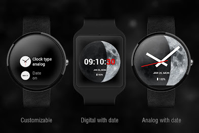 Moon Phase PRO - Watch Face poster 2