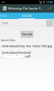 WhatsApp File Sender PRO - screenshot thumbnail