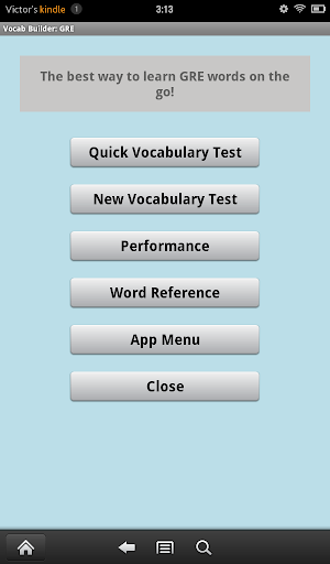 Vocab Builder: GRE Lite