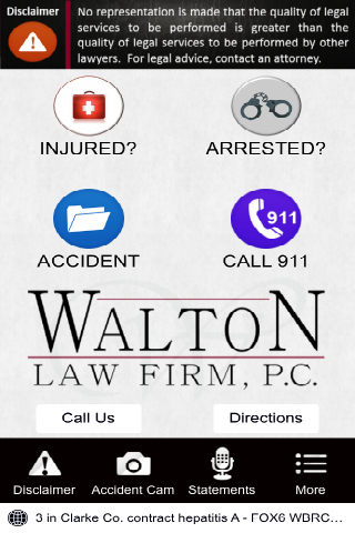 Walton Law Firm App