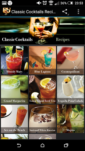 Classic Cocktails Recipes