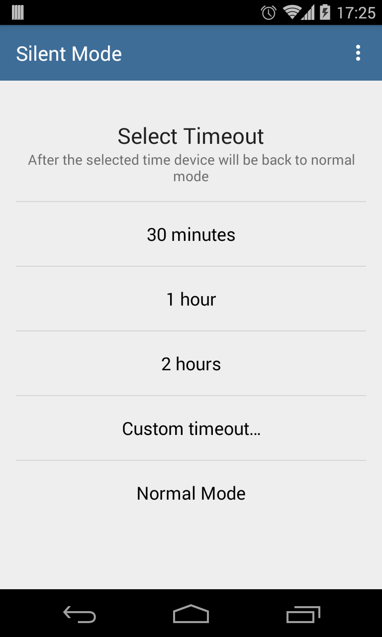 Silent Mode Pro Screen 1