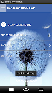 How to download Dandelion Clock Live Wallpaper 1.0 apk for bluestacks