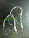 Tin Loop Sculpture