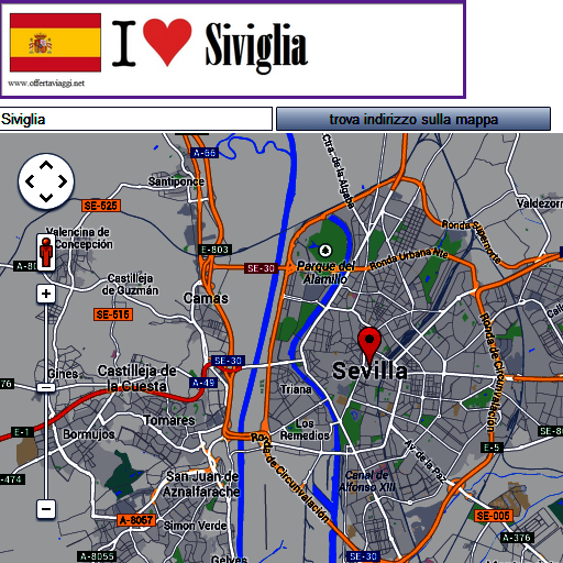 Sevilla map