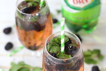 Blackberry Mint Spritzer