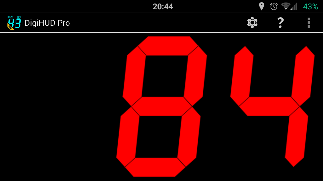 DigiHUD Pro Speedometer - screenshot