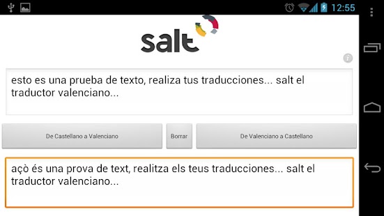 Lastest Salt - Traductor Valenciano APK for PC
