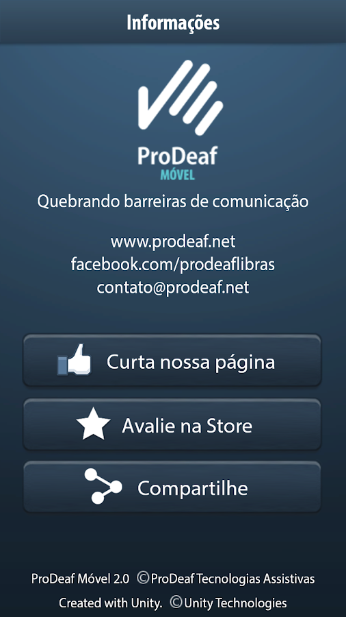 ProDeaf Tradutor para Libras - screenshot