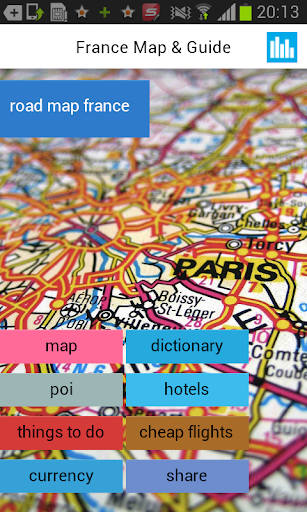 法国离线路地图