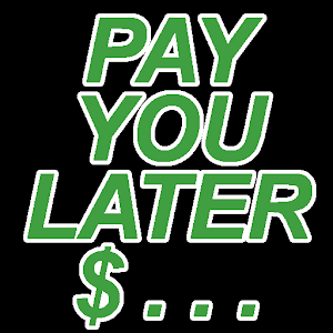 Pay You Later     (IOU) logo