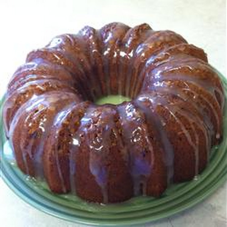 cake for brown with glaze sugar Caramel Cake Banana Pound  Glaze Recipe With Yummly