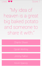 Quotes Quiz: Celebrities poster 1