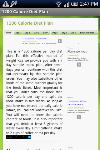 1200 Calorie Diet Plan