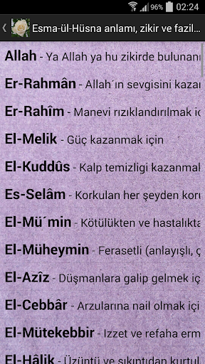 Esma-ül-Hüsna anlamı ve zikir