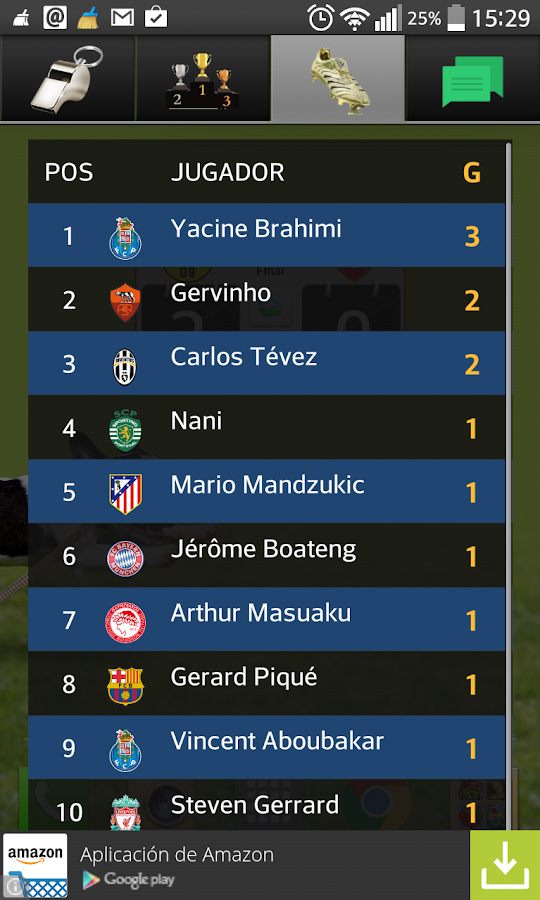 Widget Champions League 14/15 - Android Apps on Google Play