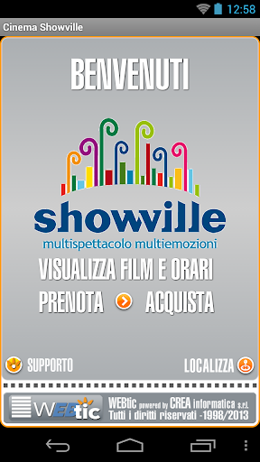 Webtic Showville Bari Cinema